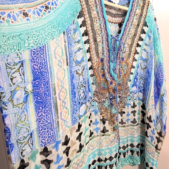 SALE🩷 Camilla Andalusia Silk Kaftan One Size - Picture 3 of 7